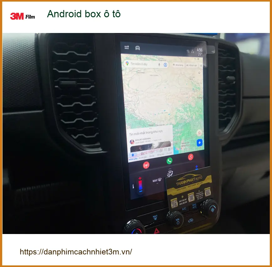 Chú Tấn lắp Android box ô tô cho Honda CRV tại Quận 9 để cả nhà giải trí
