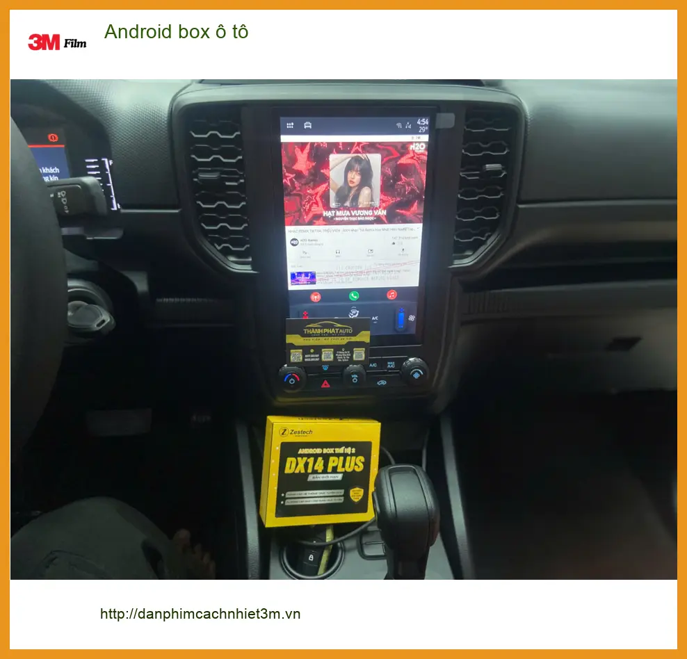 Anh Lân lắp Android box ô tô cho Ford Ranger tại Quận Huyện Hóc Môn