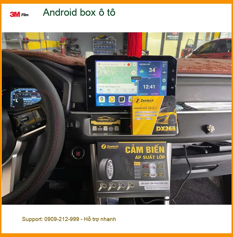 Anh Minh nâng cấp Android box ô tô cho Suzuki XL7 tại Quận 9 ảnh thực tế 3