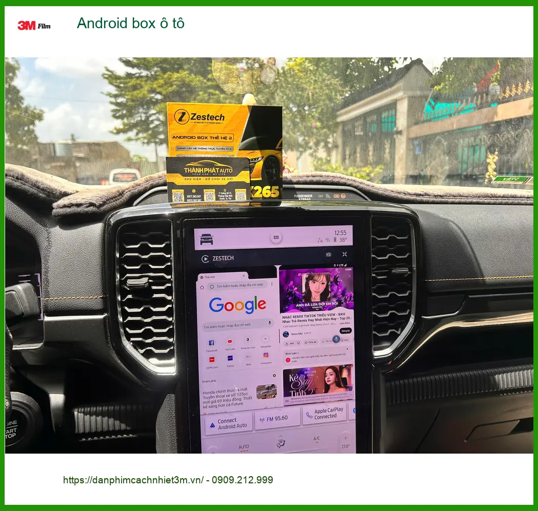 Anh Minh lắp Android box ô tô cho Honda CRV tại Hóc Môn