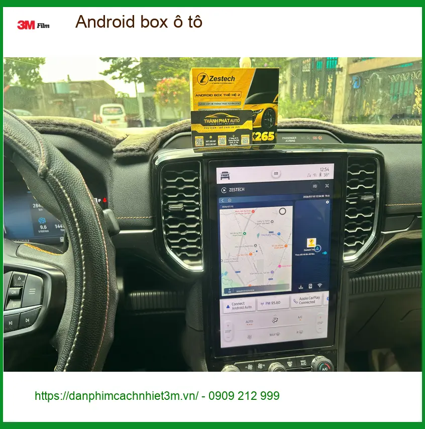 Anh Minh lắp Android box ô tô cho Honda CRV tại Hóc Môn ảnh thực tế 2