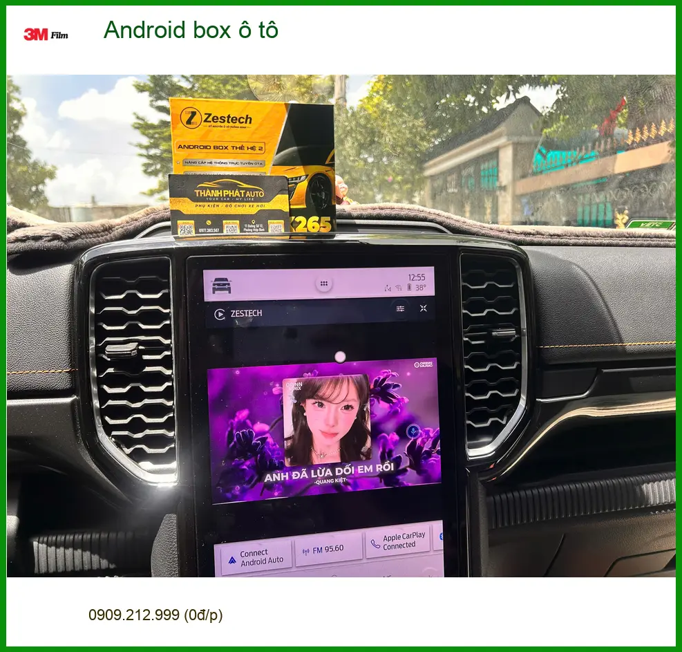 Anh Minh lắp Android box ô tô cho Honda CRV tại Hóc Môn ảnh thực tế 5