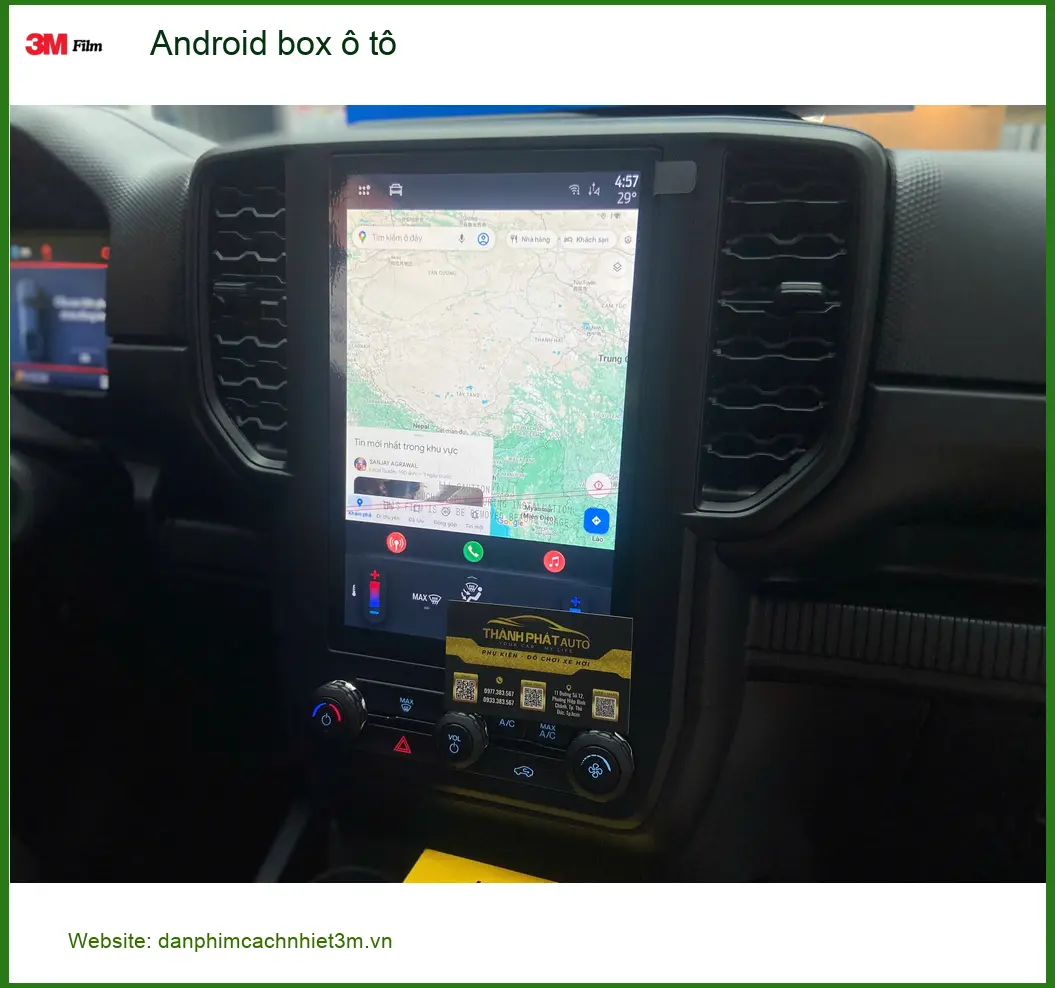 Anh Bách lắp Android box ô tô cho Hyundai Accent tại Quận 12 để nâng tầm giải trí trên xe