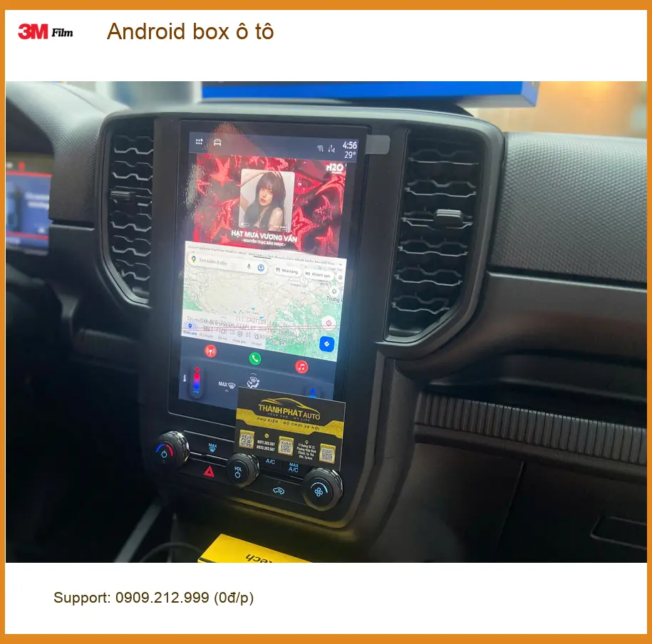 Anh Bách lắp Android box ô tô cho Hyundai Accent tại Quận 12 để nâng tầm giải trí trên xe ảnh thực tế 4