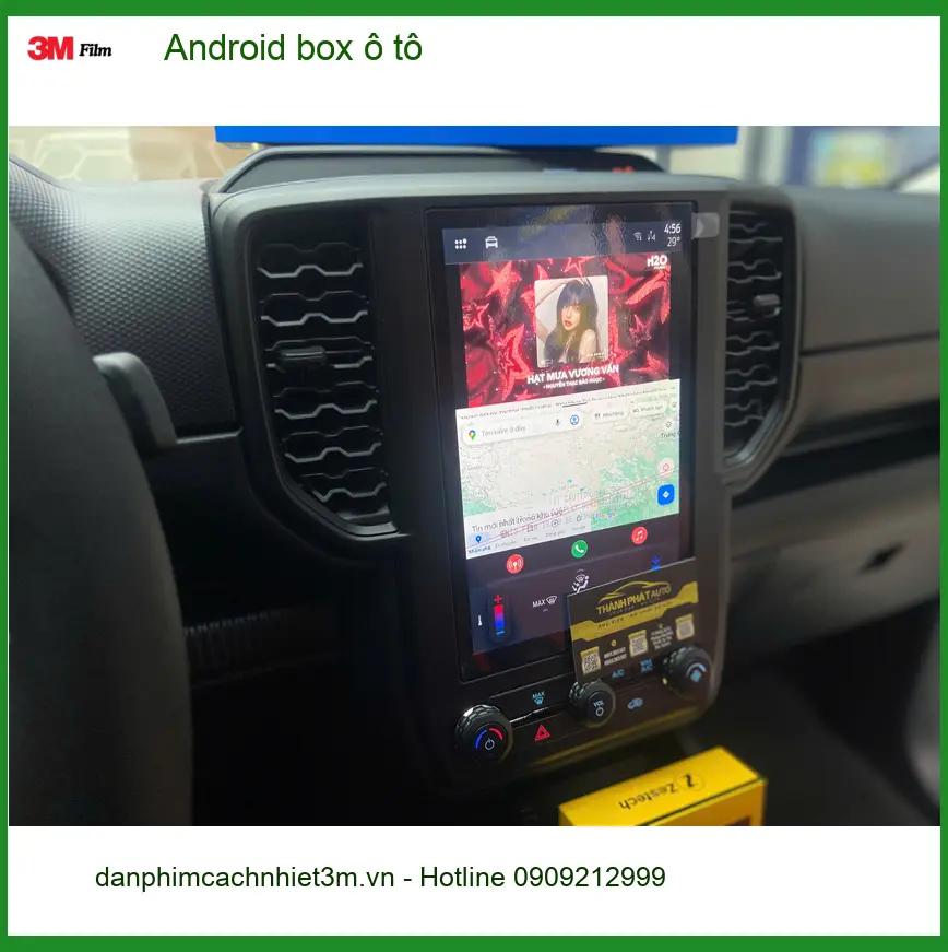 Anh Bách lắp Android box ô tô cho Hyundai Accent tại Quận 12 để nâng tầm giải trí trên xe ảnh thực tế 5