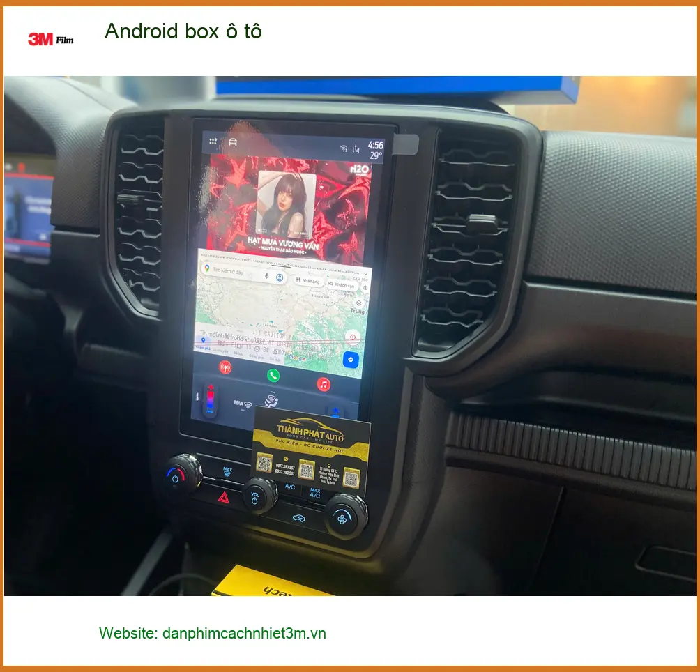 Anh Minh lắp Android box ô tô cho Mazda 3 tại Phú Nhuận