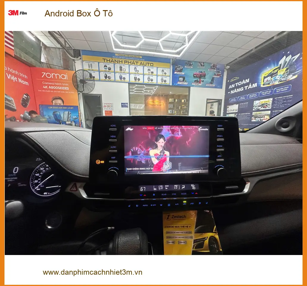 Chị Thảo lắp Android Box Ô Tô cho Kia K3 tại Quận 2 tiện lợi hơn ảnh thực tế 2