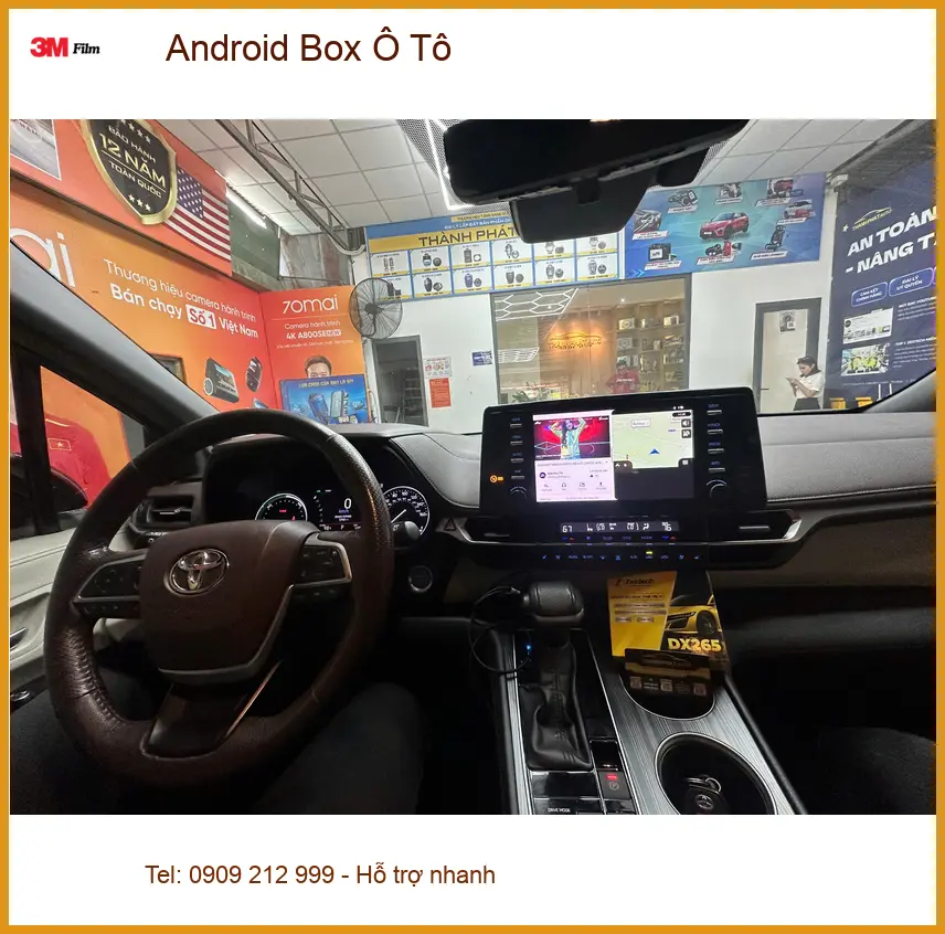 Chị Thảo lắp Android Box Ô Tô cho Kia K3 tại Quận 2 tiện lợi hơn ảnh thực tế 4