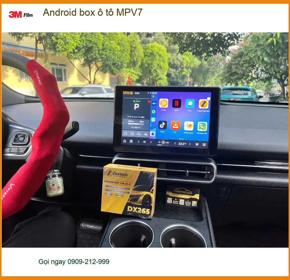 Anh Dũng lắp Android box ô tô MPV7 cho Honda CRV tại Quận 3 ảnh thực tế 5