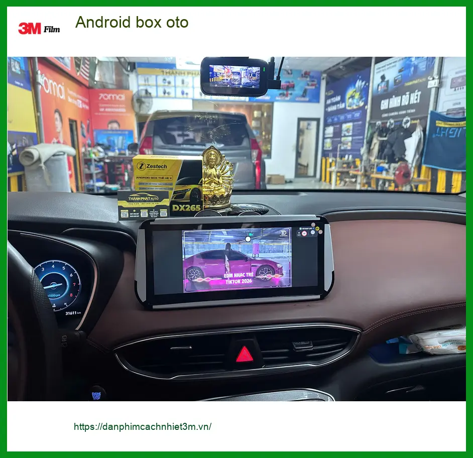 Anh Long nâng cấp Android Box ô tô tại Quận 7 cho VinFast Lux A2.0 ảnh thực tế 2