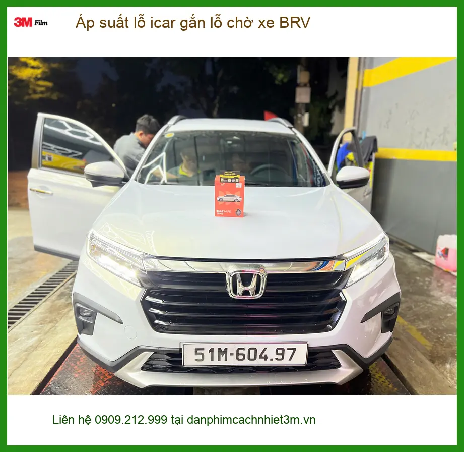 Anh Đức Anh lắp áp suất lốp iCar gắn lỗ chờ xe BRV tại Quận 12 an tâm đường dài ảnh thực tế 5