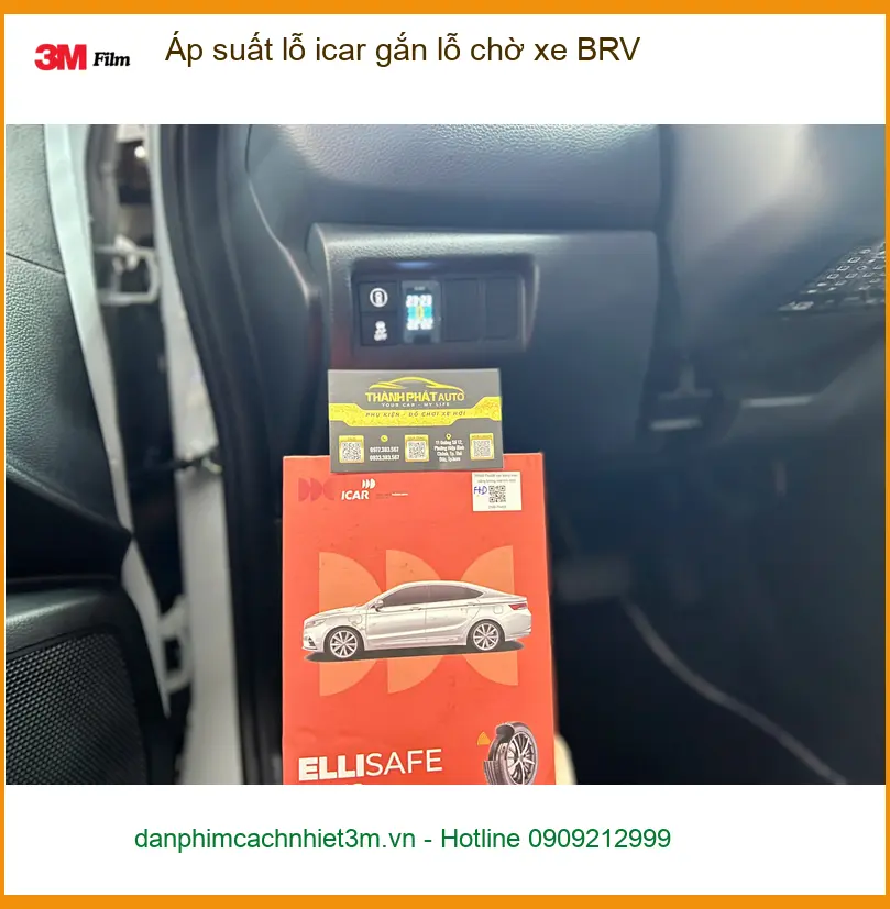 Anh Trọng lắp cảm biến áp suất lốp iCar gắn lỗ chờ BRV ở Nhà Bè ảnh thực tế 4