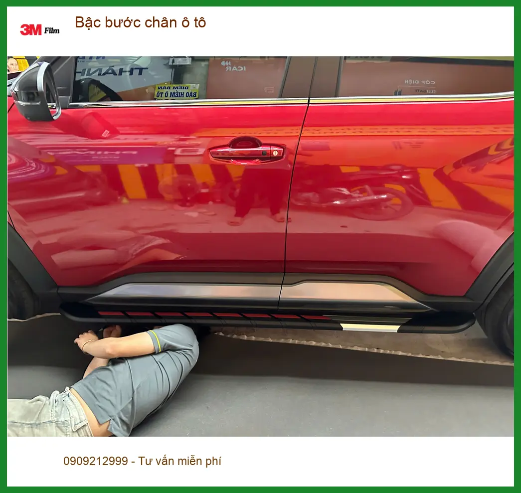 Chú Dũng lắp bậc bước chân ô tô Honda CR-V tại Quận 12, đảm bảo an toàn ảnh thực tế 4