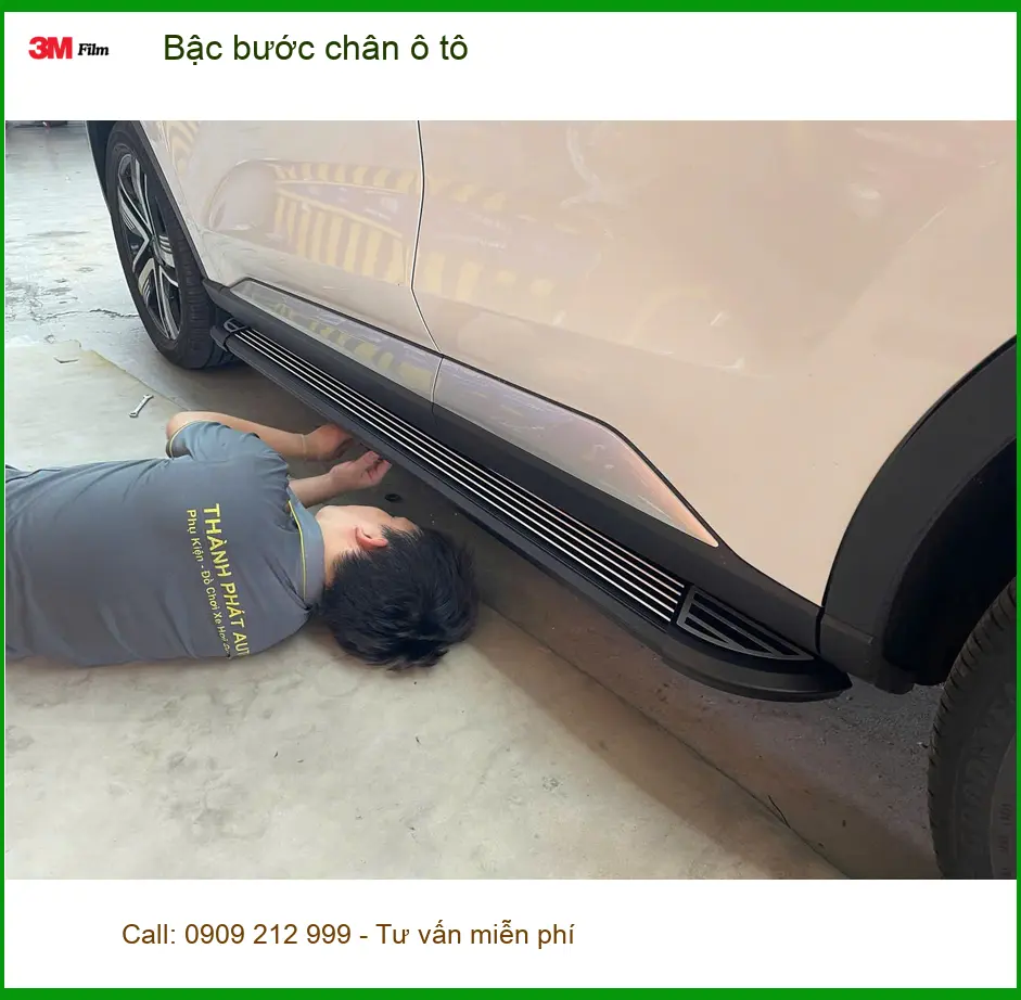 Anh Khải lắp Bậc bước chân ô tô cho Hyundai SantaFe tại Quận Thủ Đức ảnh thực tế 4