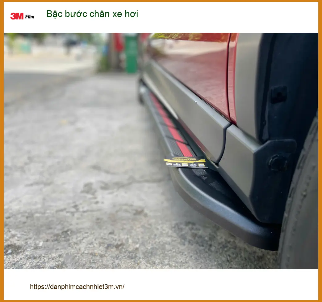 Chú Minh lắp bậc bước chân xe hơi Pajero Sport tại Cần Giờ ảnh thực tế 4