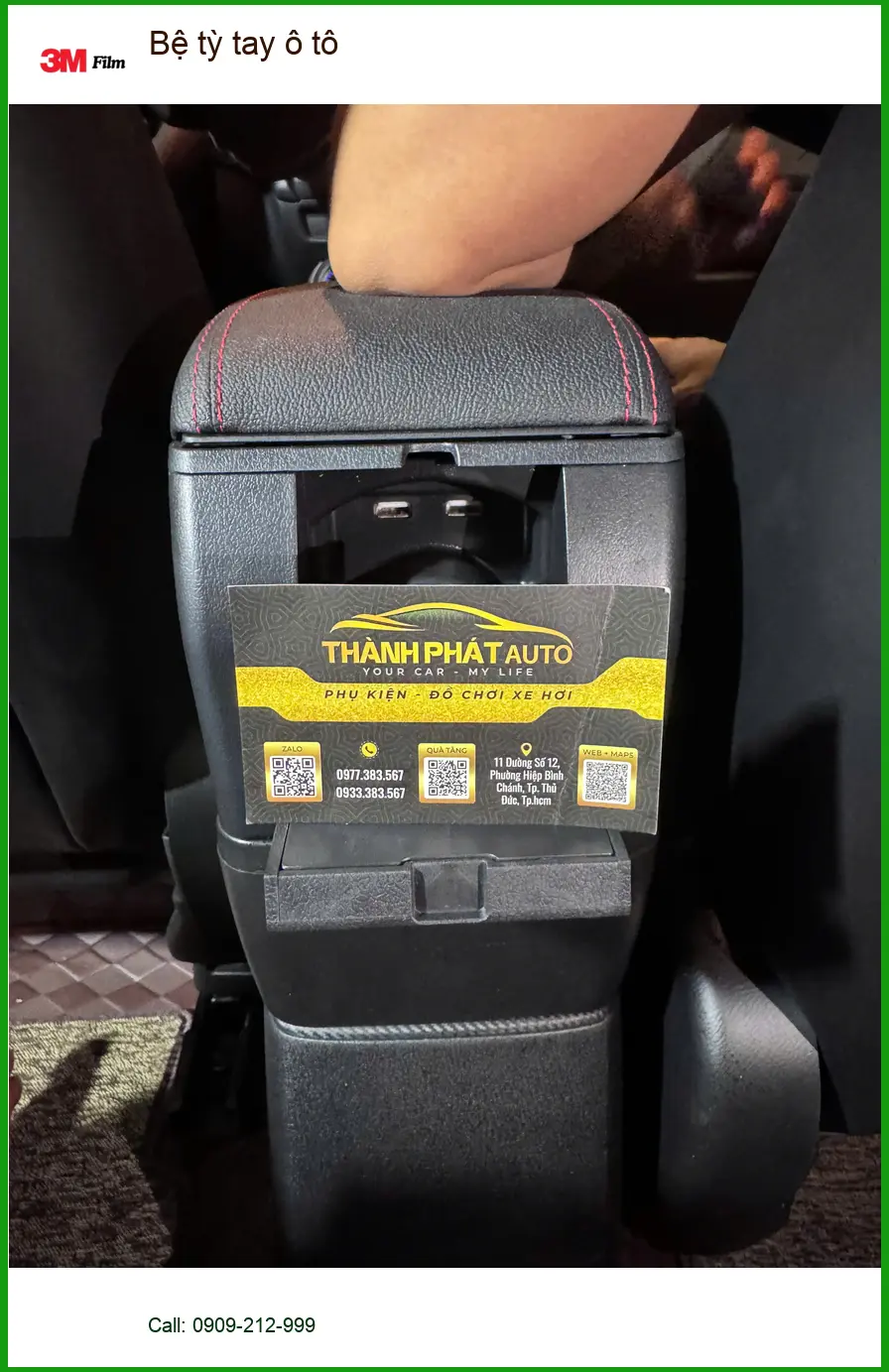 Anh Khải lắp bệ tỳ tay ô tô Honda HR-V Quận Tân Phú chống mỏi tay ảnh thực tế 4
