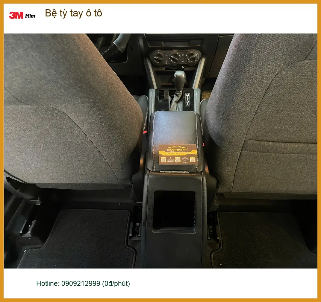 Chú Bình lắp Bệ tỳ tay ô tô cho Suzuki Swift tại Quận 2 giúp lái xe đỡ mỏi