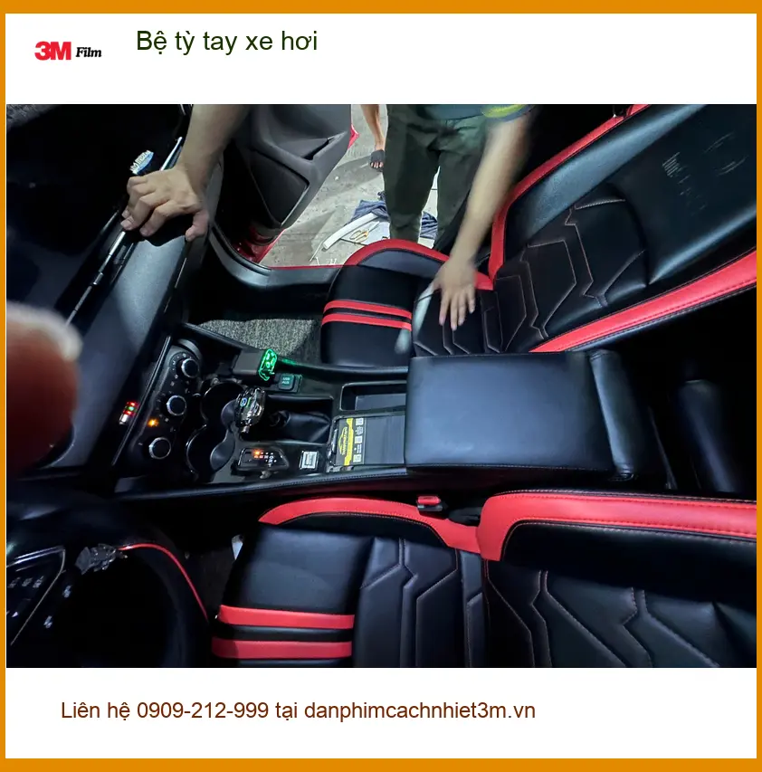 Chị Thảo lắp bệ tỳ tay xe hơi cho Accent tại Phú Nhuận, tăng tiện nghi lái ảnh thực tế 2
