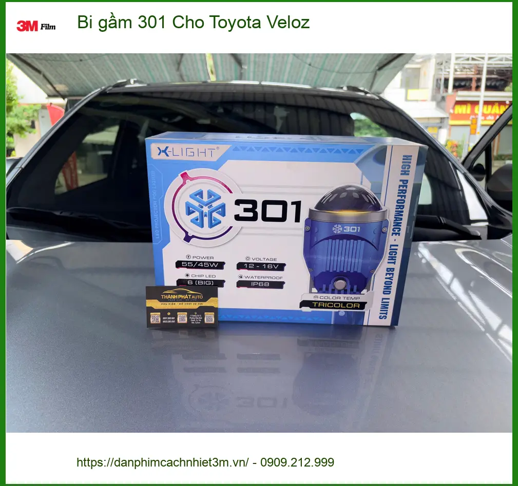 Anh Phong độ bi gầm 301 cho Toyota Veloz Quận 12 tăng cường ánh sáng hiệu quả ảnh thực tế 4