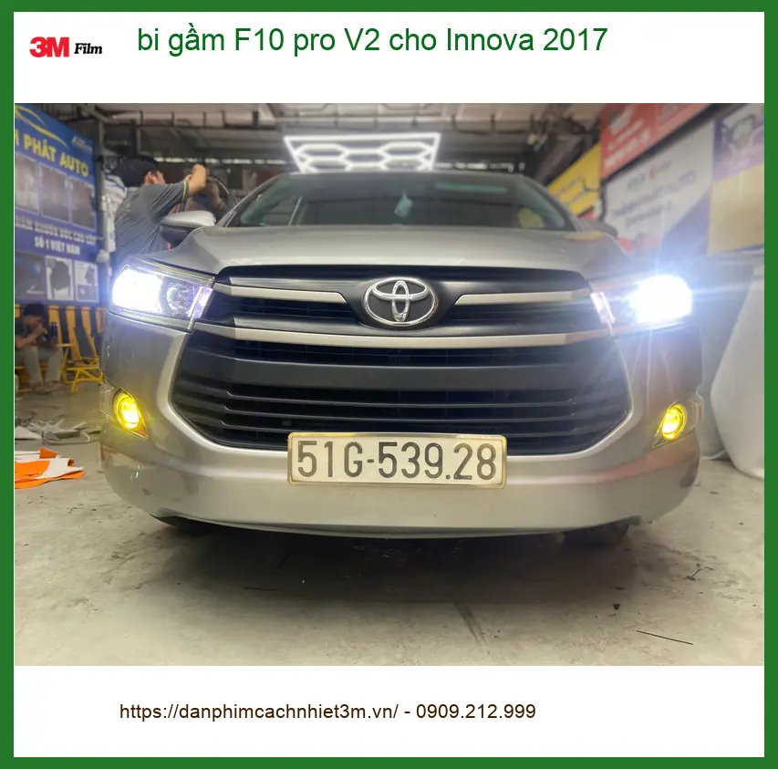 Anh Minh lắp bi gầm F10 pro V2 cho Innova 2017 ở Quận Gò Vấp ảnh thực tế 3