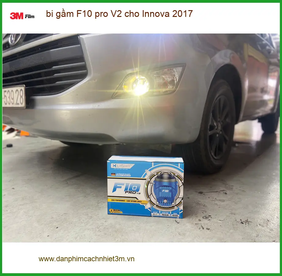 Anh Minh lắp bi gầm F10 pro V2 cho Innova 2017 ở Quận Gò Vấp ảnh thực tế 5