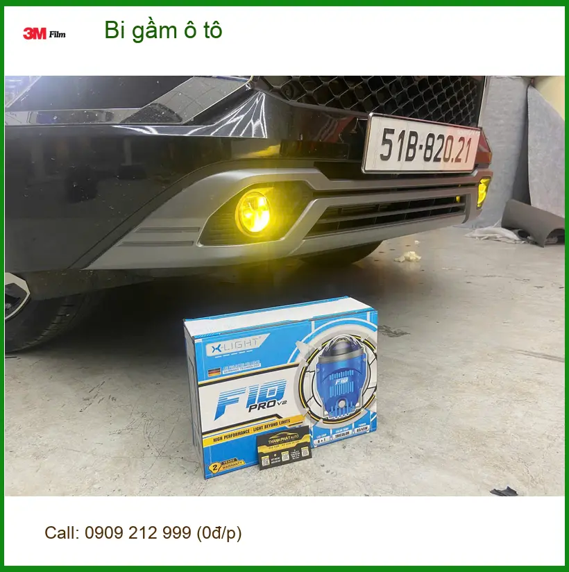 Anh Bách độ bi gầm Mitsubishi Attrage vì đèn zin yếu khi đi mưa ở Thủ Đức ảnh thực tế 4