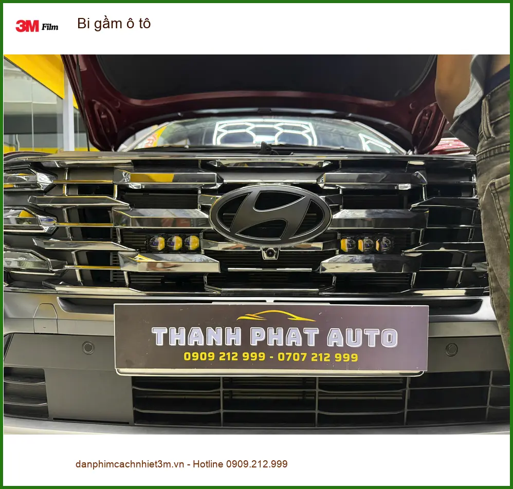Anh Dũng độ bi gầm ô tô cho Hyundai Accent tại Quận 8 để tăng sáng