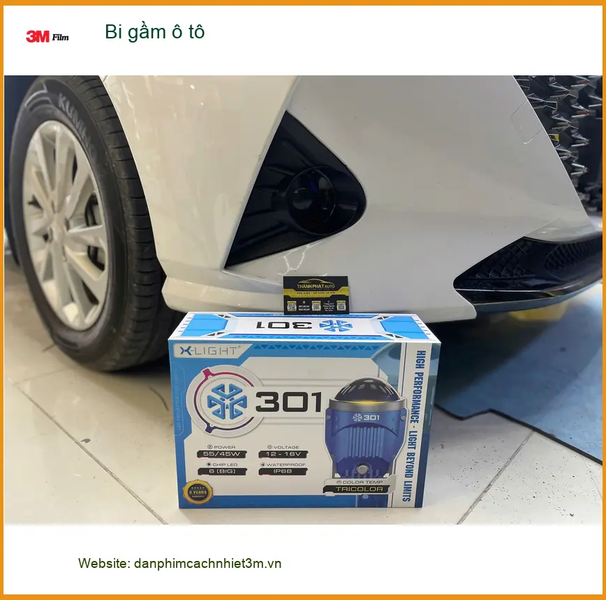 Chị Lan Anh độ bi gầm ô tô Hyundai Kona ở Bình Thạnh vì đèn zin kém sáng ảnh thực tế 3