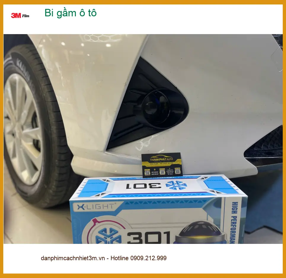 Chị Lan Anh độ bi gầm ô tô Hyundai Kona ở Bình Thạnh vì đèn zin kém sáng ảnh thực tế 4