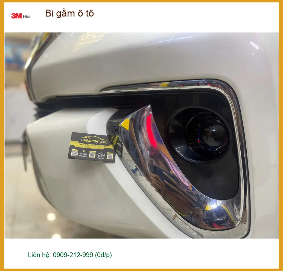 Anh Khải độ bi gầm cho Hyundai Accent tại Quận 8 vì đèn zin quá tối vào ban đêm