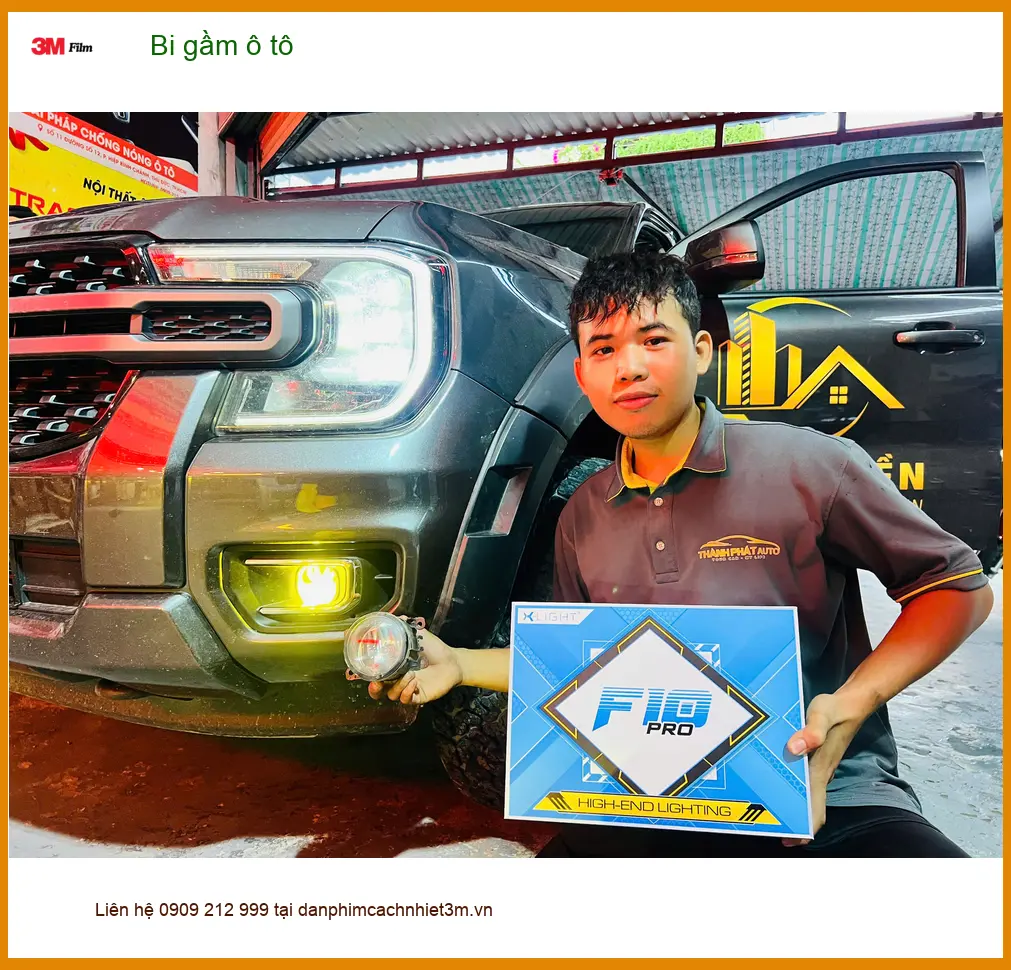 Anh Tùng độ bi gầm ô tô cho Toyota Raize tại Quận Thủ Đức để cải thiện tầm nhìn ban đêm ảnh thực tế 2