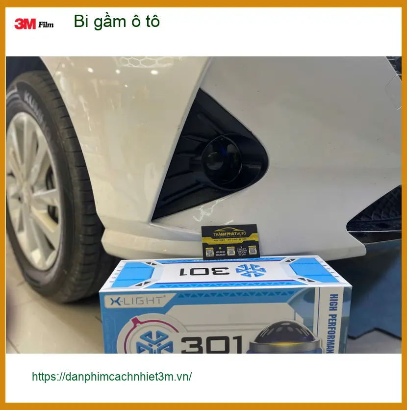 Anh Quang Minh độ bi gầm ô tô Hyundai Accent tại Quận 3 vì đèn zin yếu khi đi đêm ảnh thực tế 4