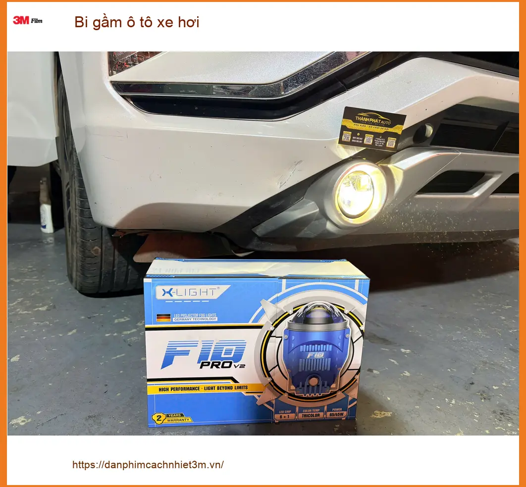 Anh Long lắp bi gầm ô tô cho Hyundai Accent để cải thiện tầm nhìn ban đêm ở Quận 5 ảnh thực tế 2