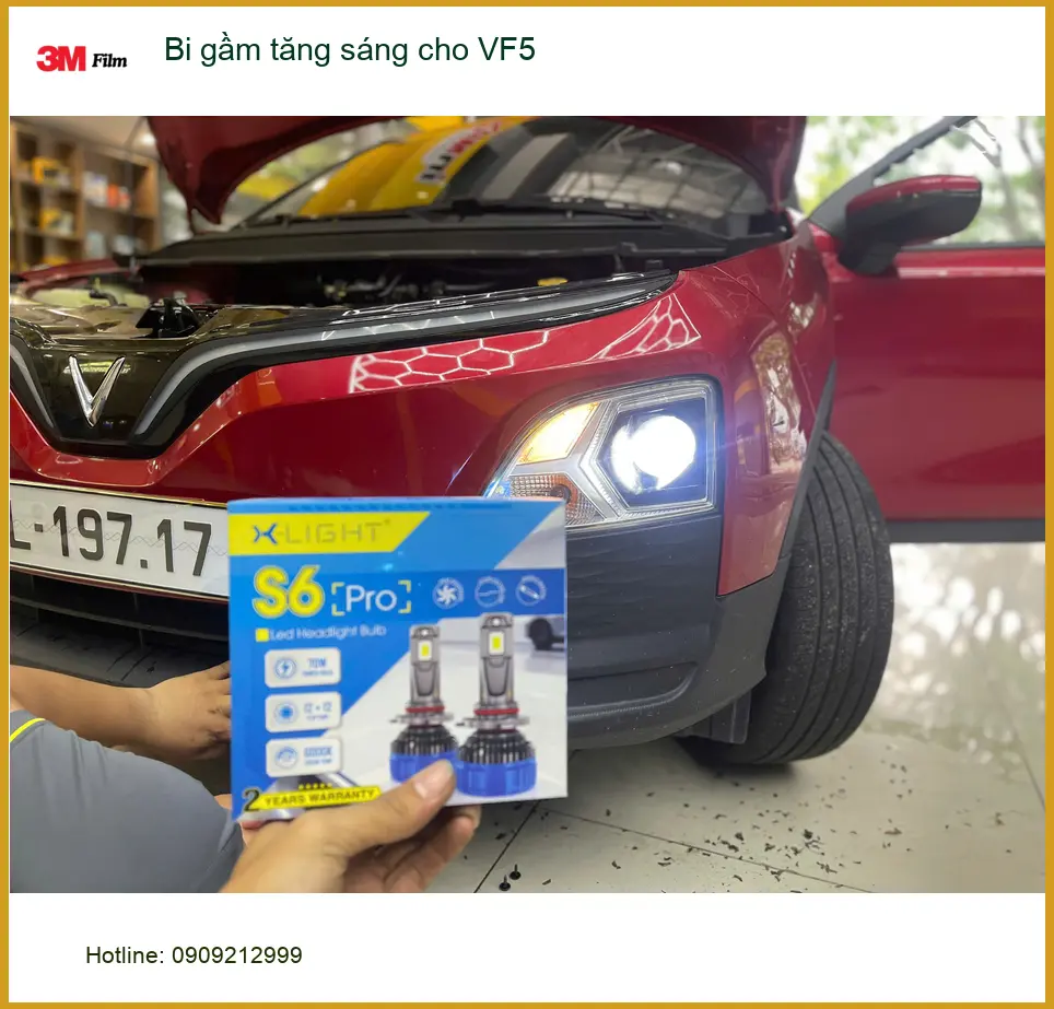 Anh Tuấn độ bi gầm tăng sáng cho VinFast VF5 Quận Bình Tân an toàn hơn ảnh thực tế 3