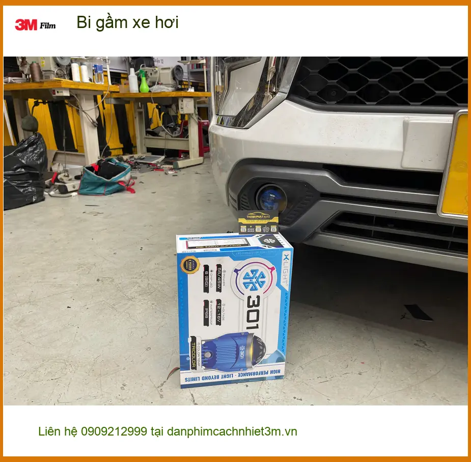 Anh Khải độ bi gầm xe hơi Ford Everest tại Quận Tân Bình vì đèn zin yếu