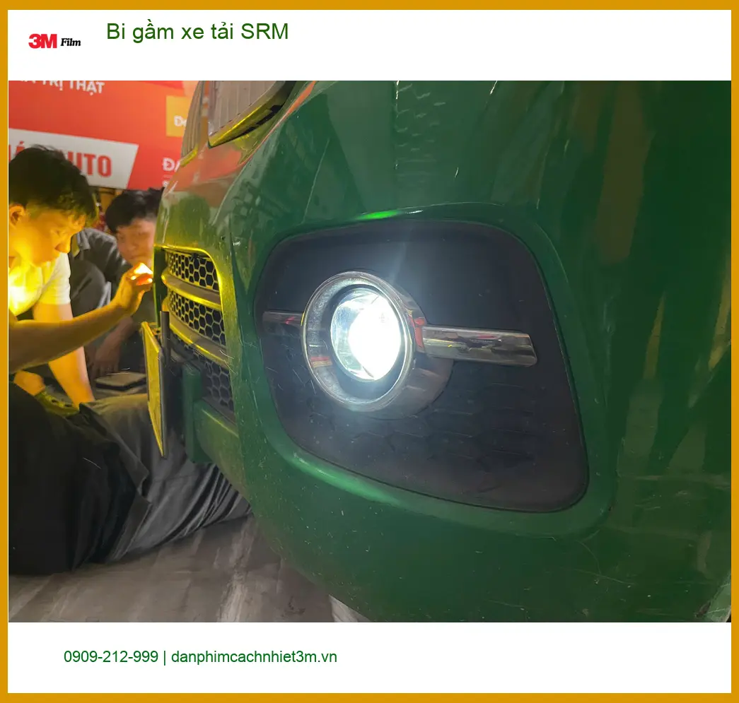Chú Thành lắp Bi gầm xe tải SRM tại Quận 9 để an toàn hơn khi đi đêm ảnh thực tế 2