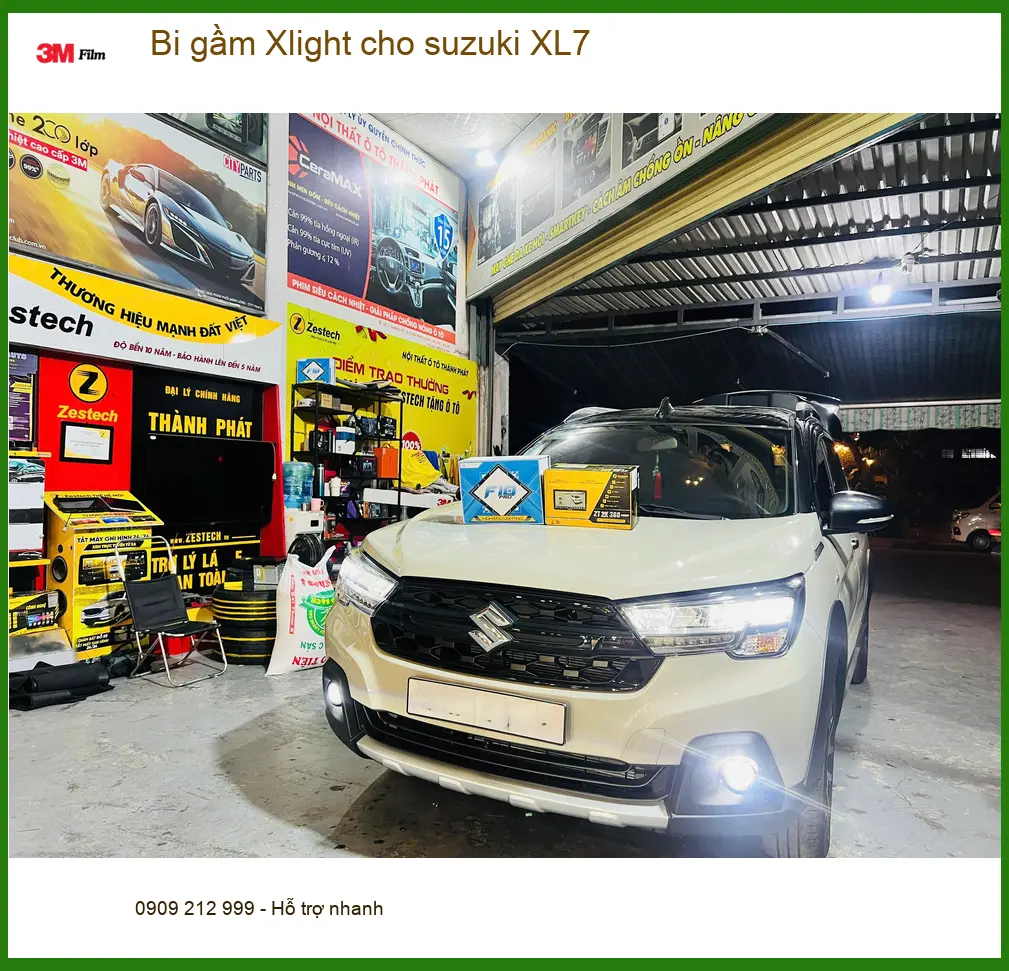 Anh Khải độ bi gầm Xlight cho Suzuki XL7 Quận 5 vì đèn zin quá yếu ảnh thực tế 2