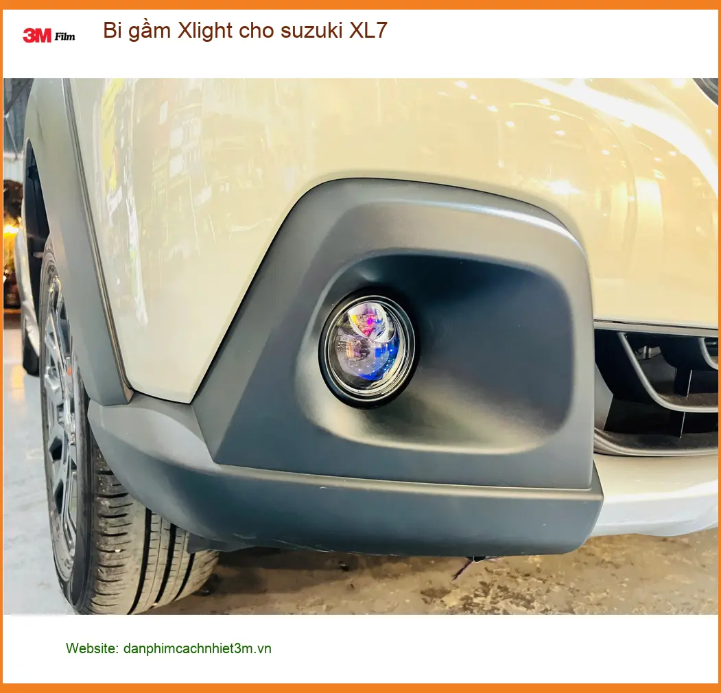 Anh Tùng nâng cấp bi gầm Xlight cho Suzuki XL7 tại Quận 7 vì đèn zin kém sáng ảnh thực tế 2