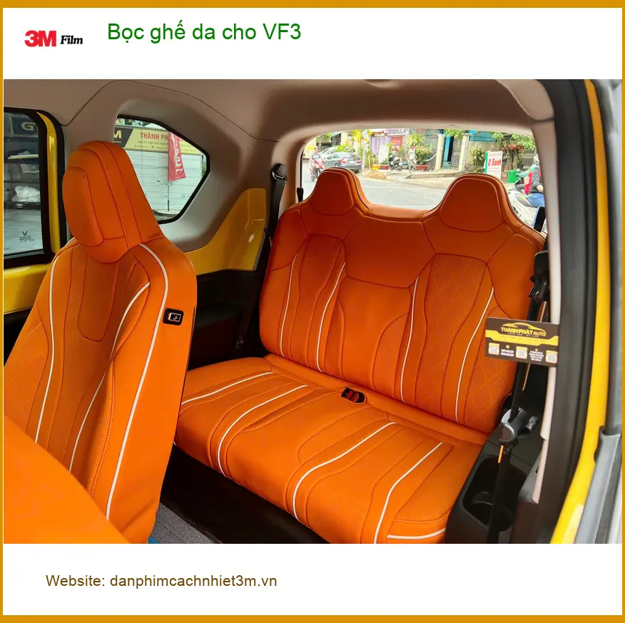 Chị Thanh bọc ghế da cho VF3 Quận 10 muốn nội thất sang trọng, dễ vệ sinh ảnh thực tế 2