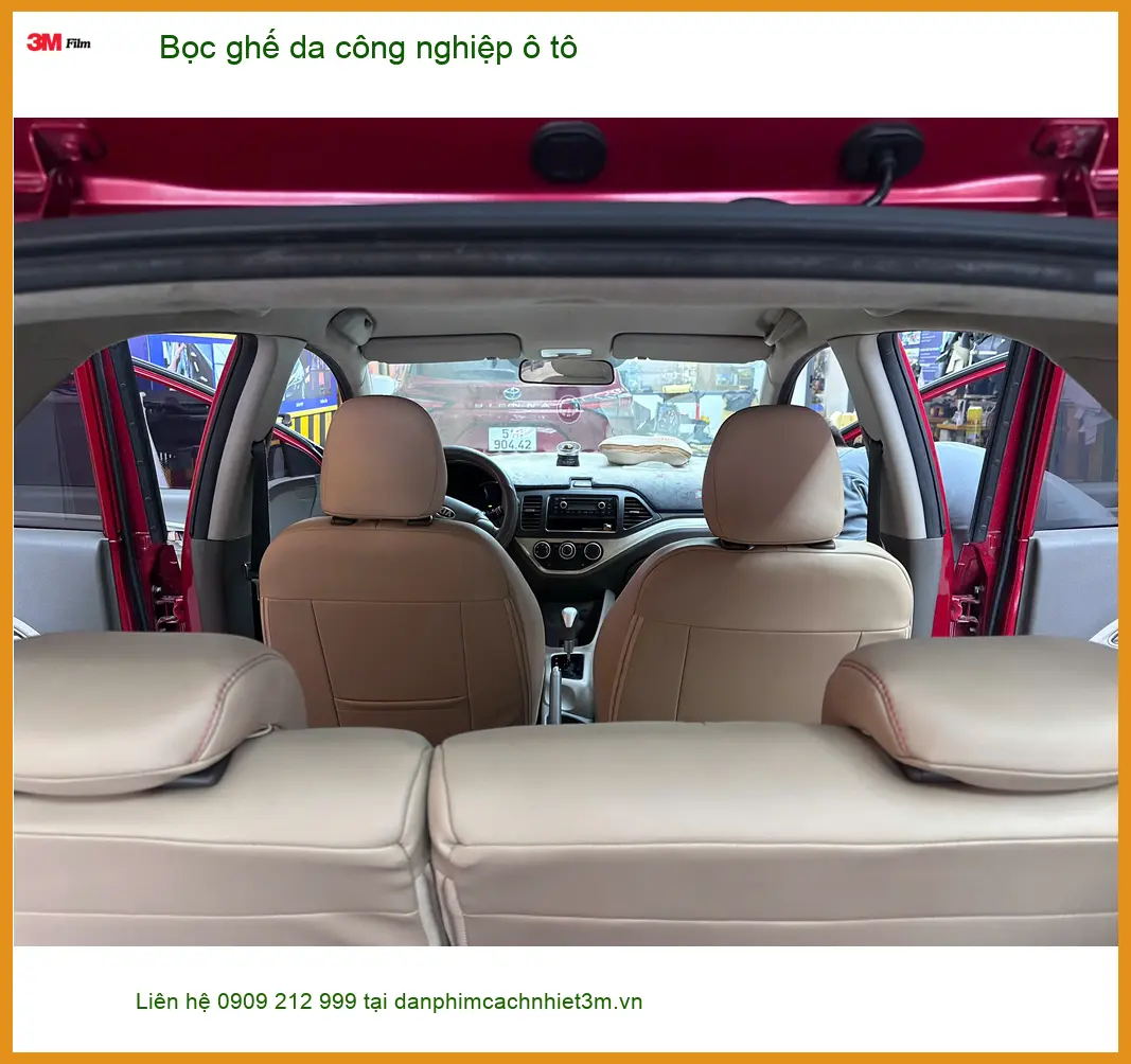 Chị Hằng bọc ghế da công nghiệp cho Kia K3 tại Quận 10 để nội thất bền và sạch ảnh thực tế 5