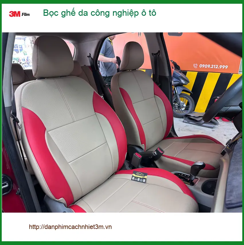 Anh Khôi bọc ghế da công nghiệp ô tô cho Suzuki XL7 tại Quận 11 để nội thất luôn mới ảnh thực tế 4