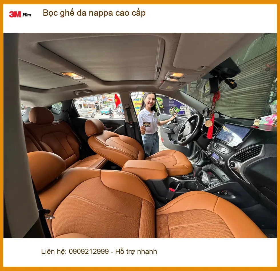 Chị Thảo bọc ghế da nappa cao cấp cho Toyota Corolla Cross tại Củ Chi để nội thất sang trọng hơn ảnh thực tế 4