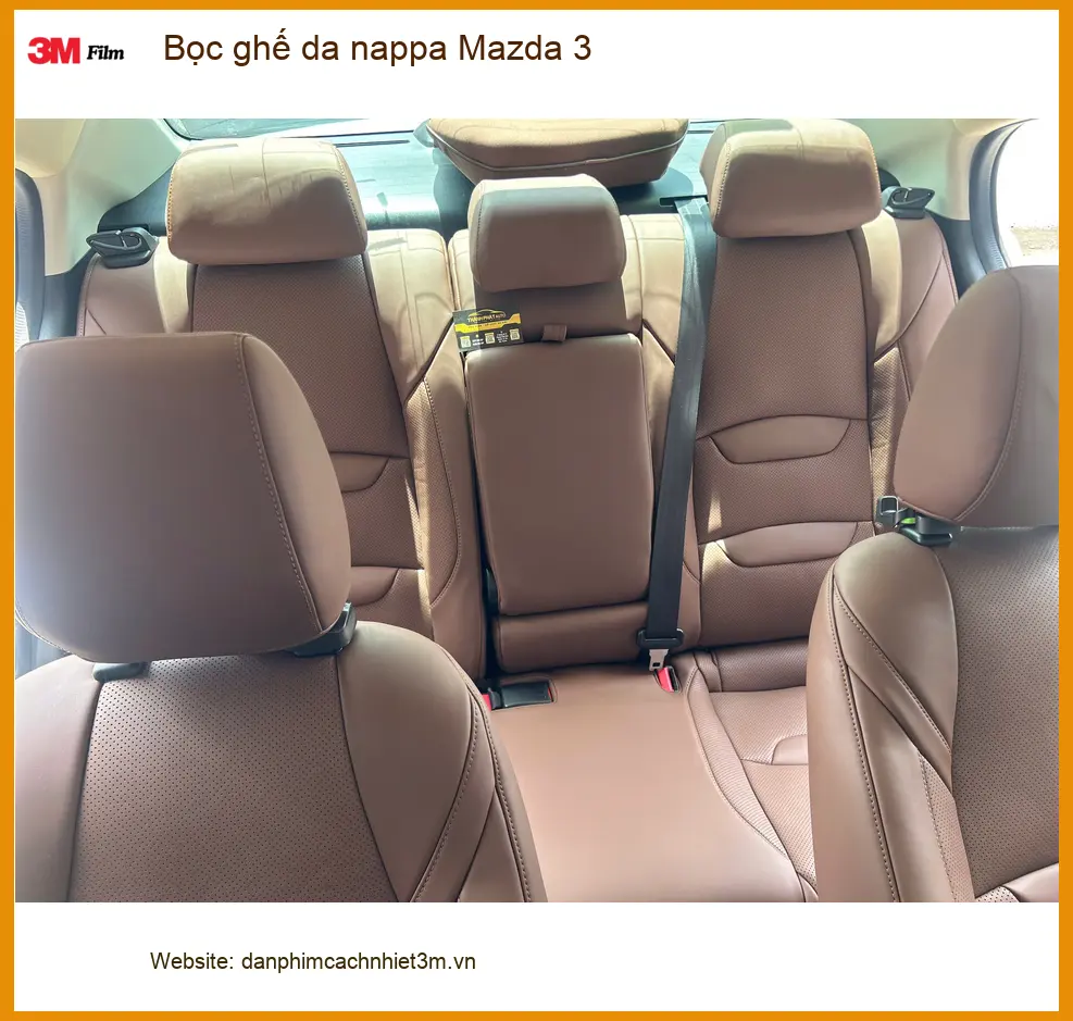 Anh Khải bọc ghế da nappa Mazda 3 ở Gò Vấp, nâng tầm không gian nội thất ảnh thực tế 3