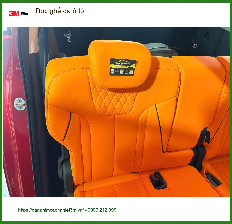 Chị Thảo bọc ghế da ô tô Hyundai Accent tại Quận Tân Phú để nội thất sang trọng hơn ảnh thực tế 4