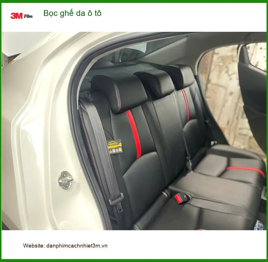 Cô Thu bọc ghế da ô tô cho Hyundai Accent tại Quận 9 tăng tính thẩm mỹ ảnh thực tế 3