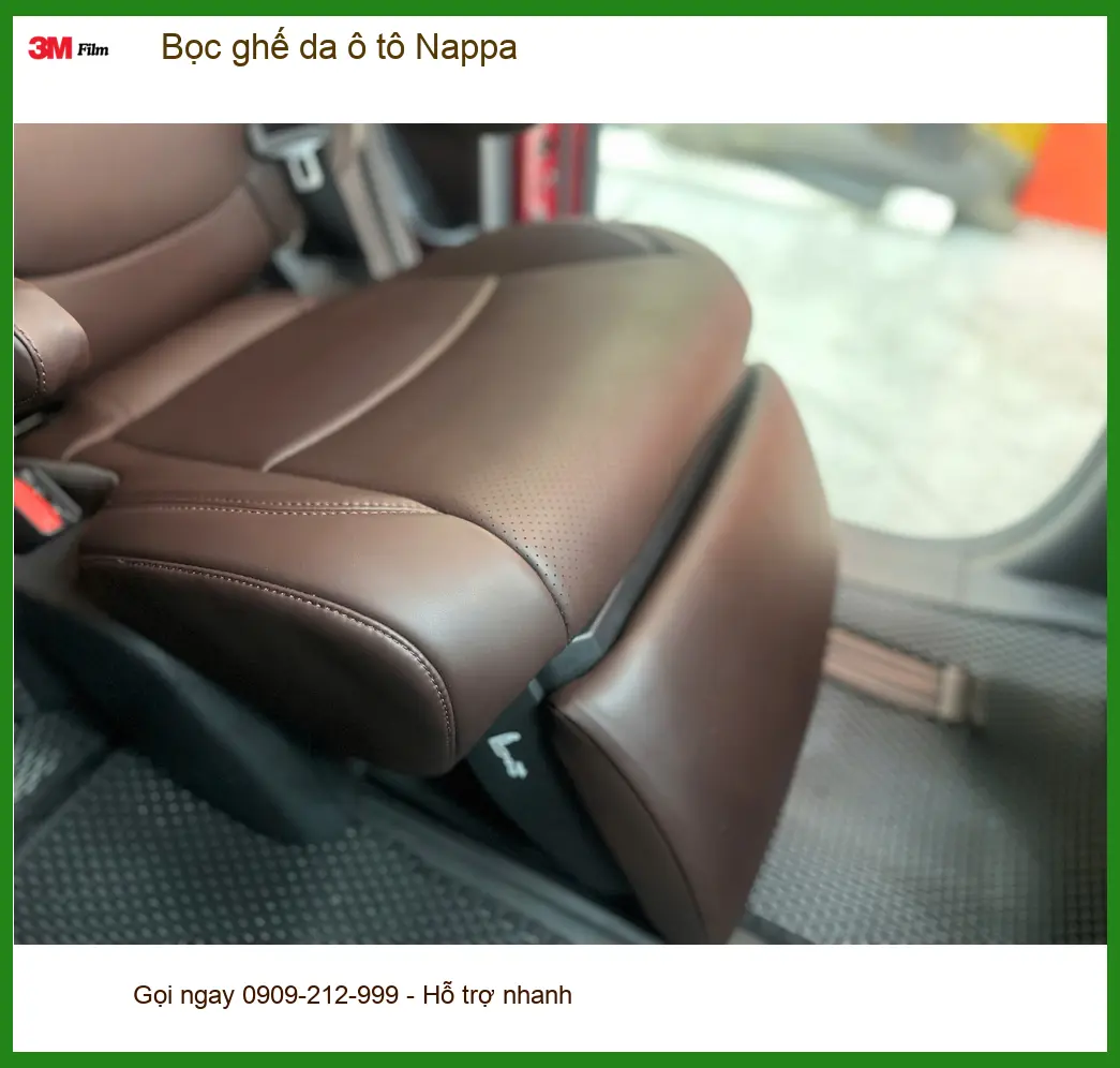 Chị Thảo bọc ghế da Nappa cho Hyundai Accent tại Quận 2 ảnh thực tế 4