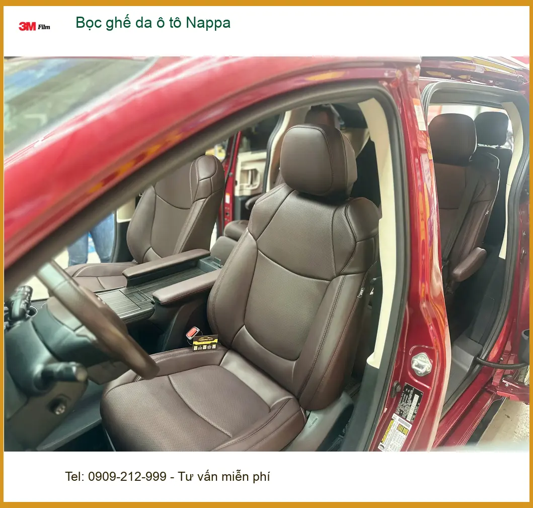 Anh Minh bọc ghế da ô tô Nappa cho Mazda CX-5 tại Quận 9 nội thất sang trọng. ảnh thực tế 2