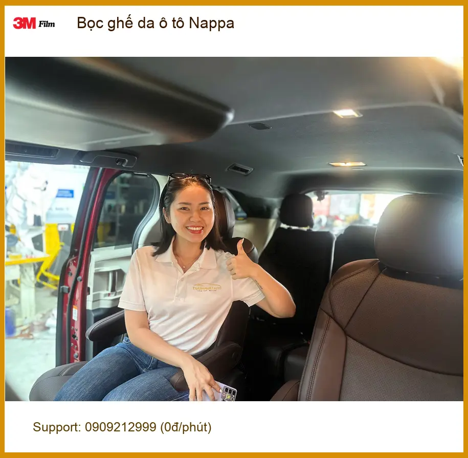 Chị Thảo bọc ghế da ô tô Nappa cho Toyota Corolla Cross tại Quận Tân Bình ảnh thực tế 4