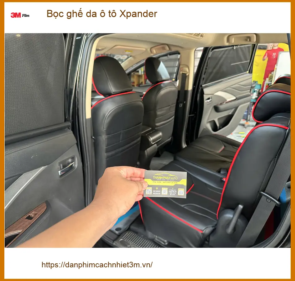 Anh Duy bọc ghế da Xpander ở Quận Bình Tân cho nội thất sang trọng hơn ảnh thực tế 2