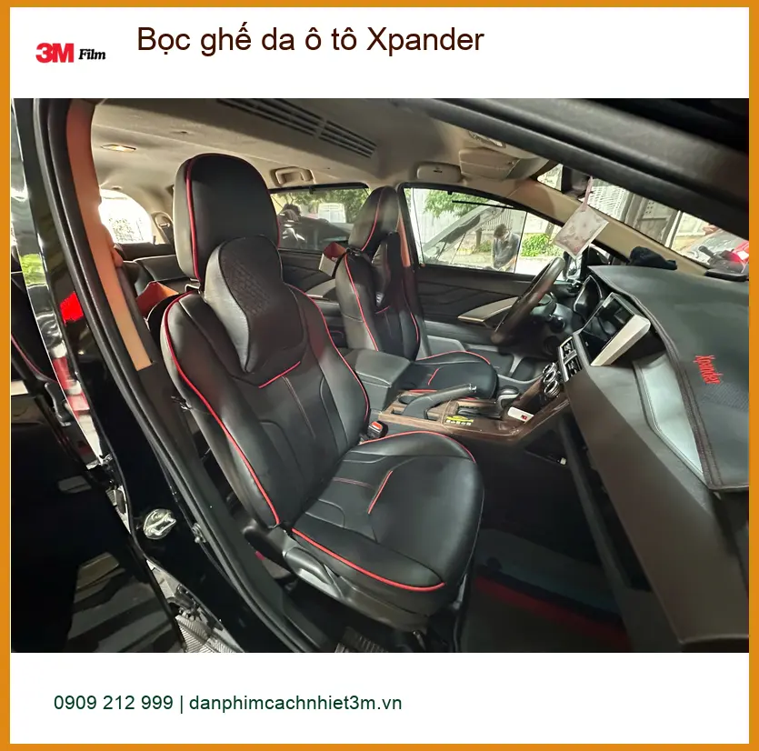 Anh Quốc Anh bọc ghế da ô tô Xpander tại Quận Tân Bình để nội thất sang trọng hơn ảnh thực tế 2